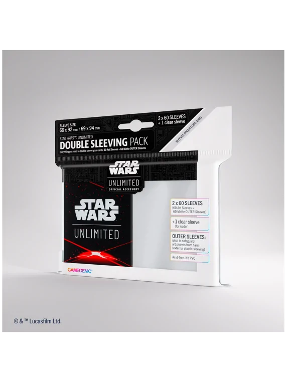 Star Wars Unlimited: Art Sleeves Double Space Red de Gamegenic en Star Wars: Unlimited | La Cueva Roja