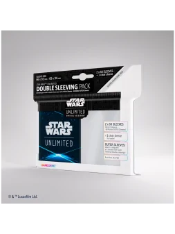 Star Wars Unlimited: Art Sleeves Double Space Blue de Gamegenic en Star Wars: Unlimited | La Cueva Roja