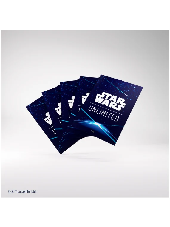 Star Wars Unlimited: Art Sleeves Double Space Blue de Gamegenic en Star Wars: Unlimited | La Cueva Roja