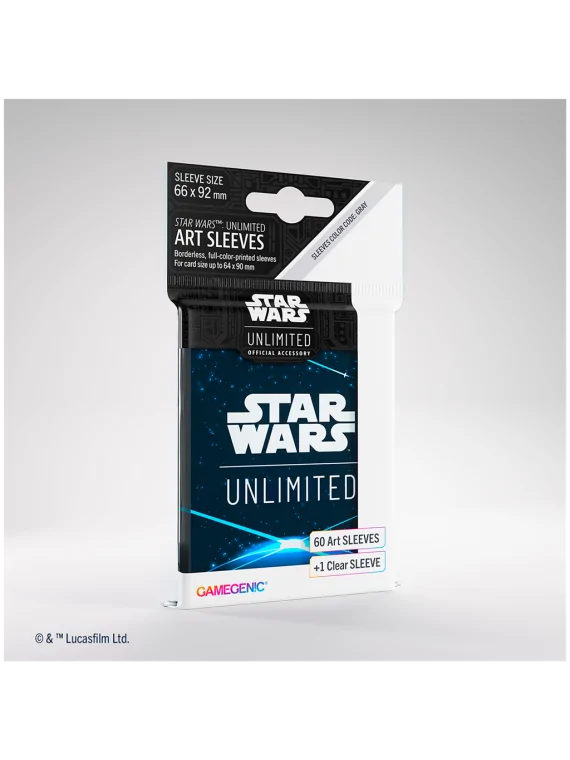 Star Wars Unlimited: Art Sleeves Space Blue de Gamegenic en Star Wars: Unlimited | La Cueva Roja