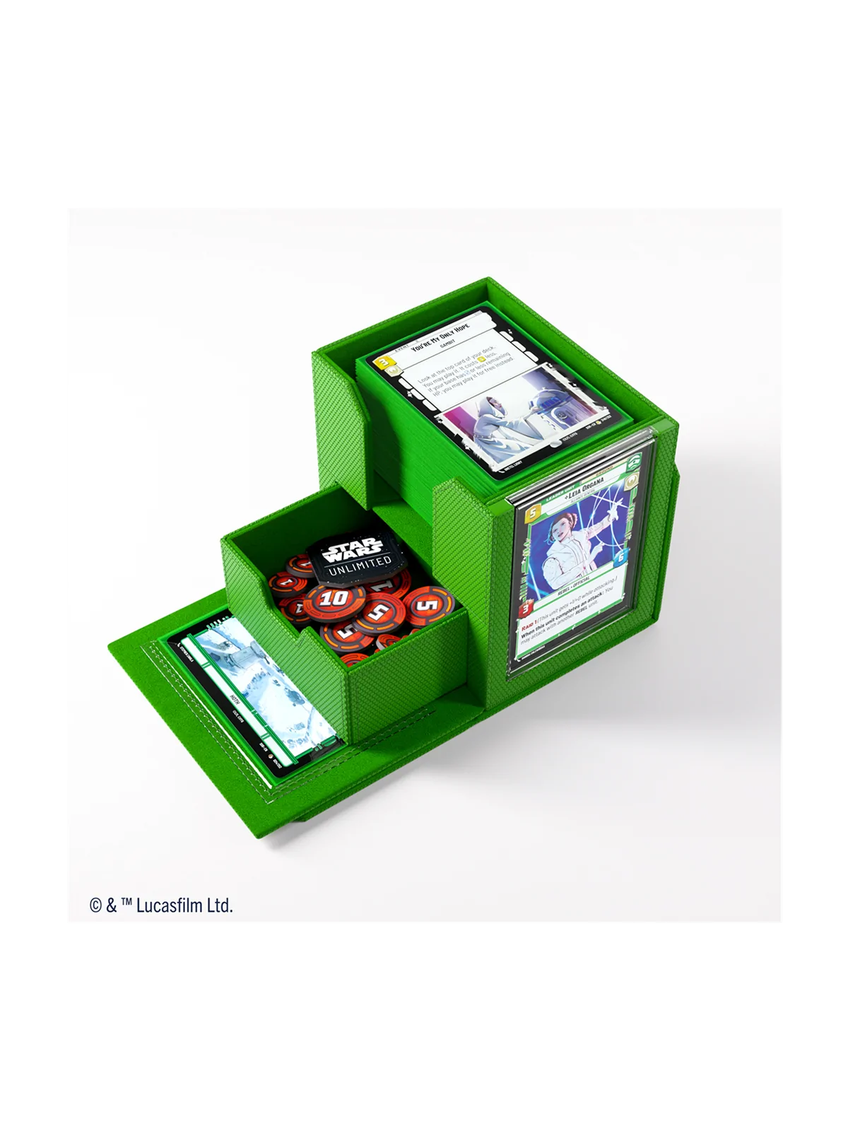 Star Wars Unlimited: Deck Pod Green de  en Star Wars: Unlimited | La Cueva Roja
