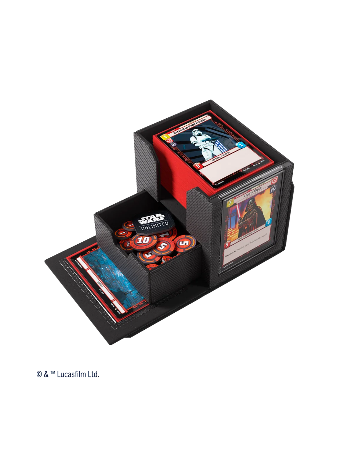 Star Wars: Unlimited Deck Pod Black de Gamegenic en Star Wars: Unlimited | La Cueva Roja