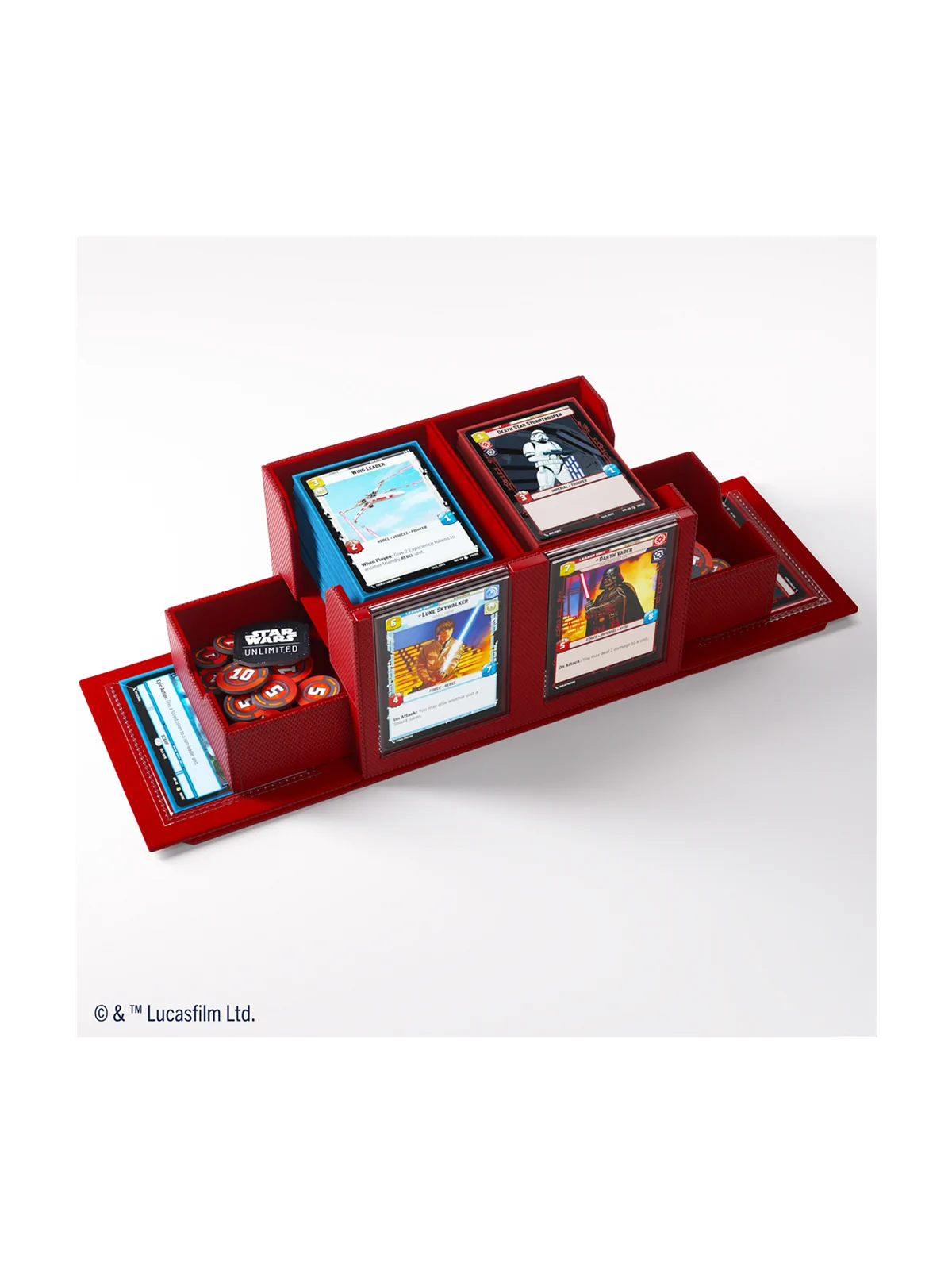 Star Wars: Unlimited Double Deck Pod Red de Gamegenic en Star Wars: Unlimited | La Cueva Roja