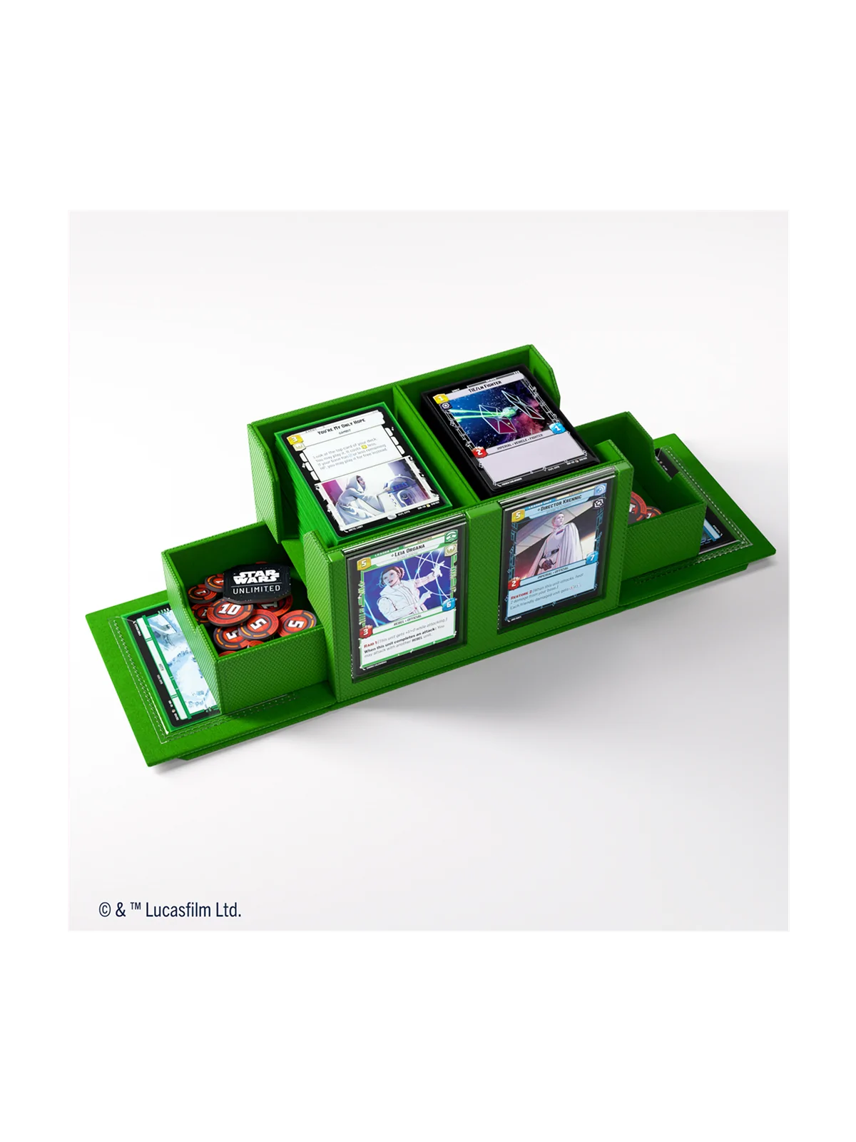 Star Wars: Unlimited Double Deck Pod Green de Gamegenic en Star Wars: Unlimited | La Cueva Roja