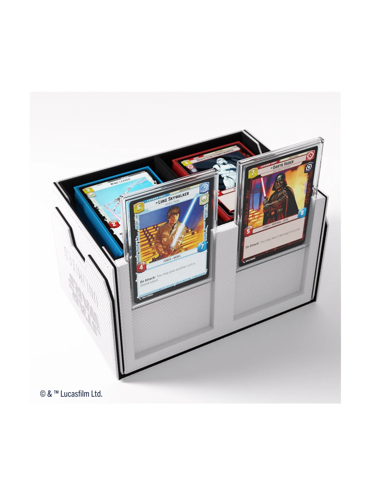 Star Wars: Unlimited Double Deck Pod White/Black de Gamegenic en Star Wars: Unlimited | La Cueva Roja