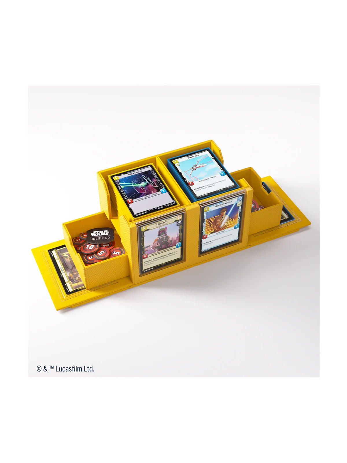 Star Wars: Unlimited Double Deck Pod Yellow de Gamegenic en Star Wars: Unlimited | La Cueva Roja