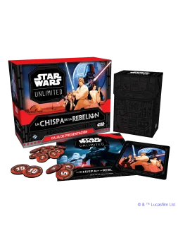 Star Wars Unlimited: La Chispa de la Rebelión Caja de Presentación de Fantasy Flight Games en Star Wars: Unlimited | La Cueva Ro