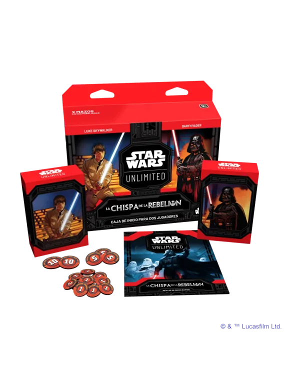 Star Wars Unlimited: La Chispa de la Rebelión Caja Inicio de Fantasy Flight Games en Star Wars: Unlimited | La Cueva Roja