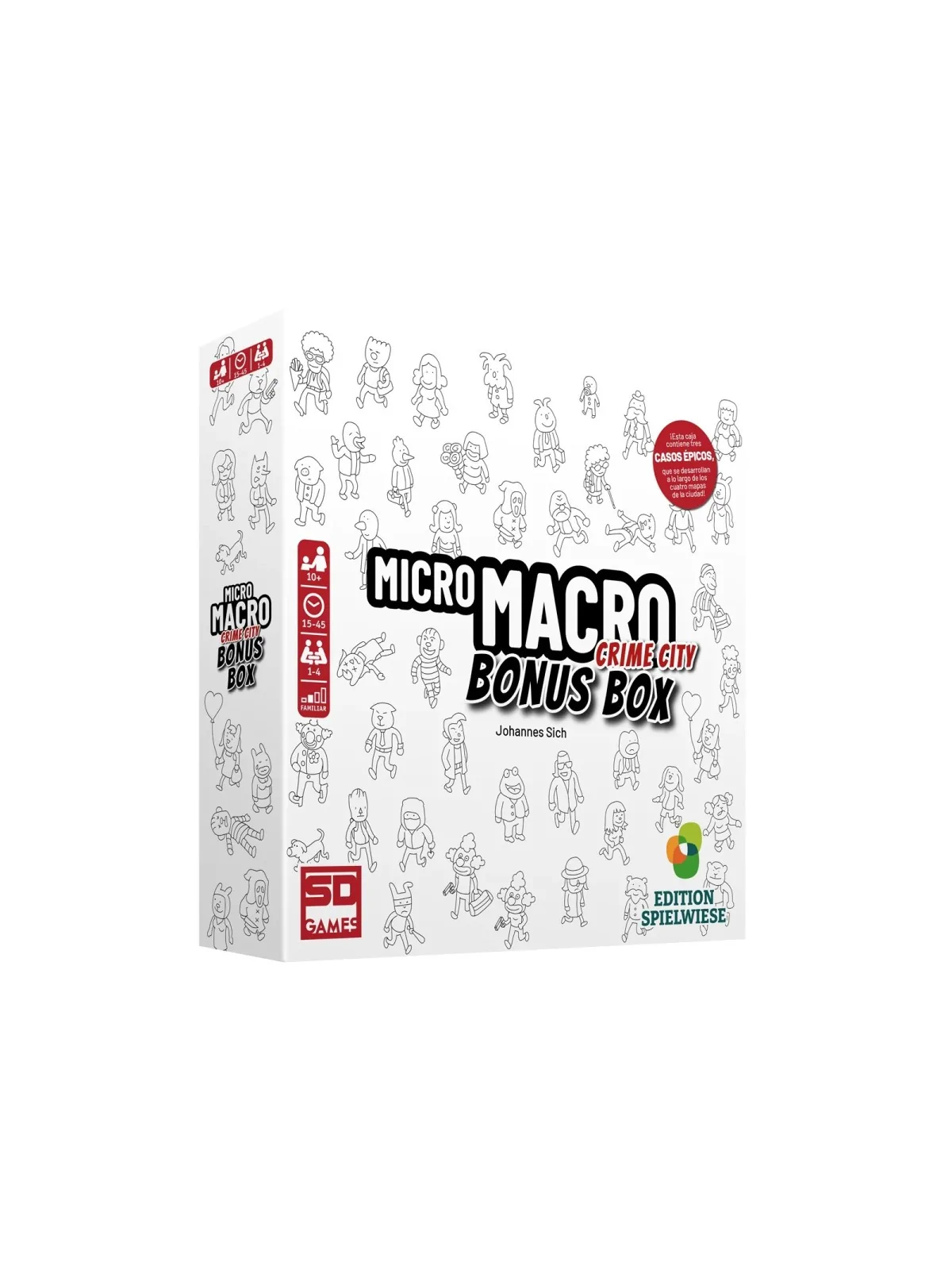 MicroMacro Crime City: Bonus Box de SD GAMES en Juegos de Tablero | La Cueva Roja