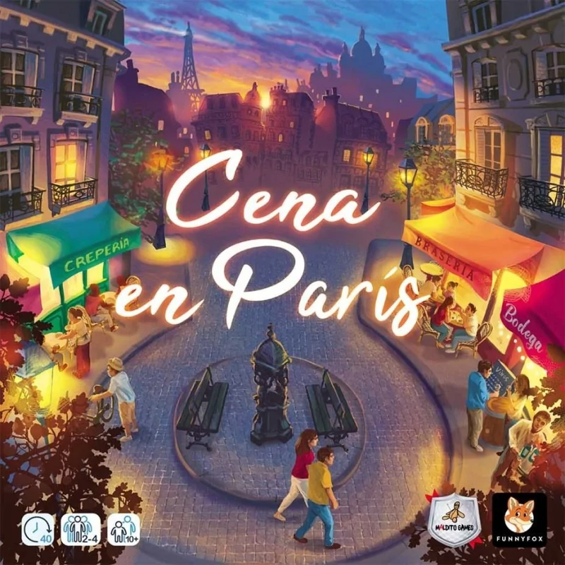 Cena en París de Maldito Games en Juegos de Tablero | La Cueva Roja