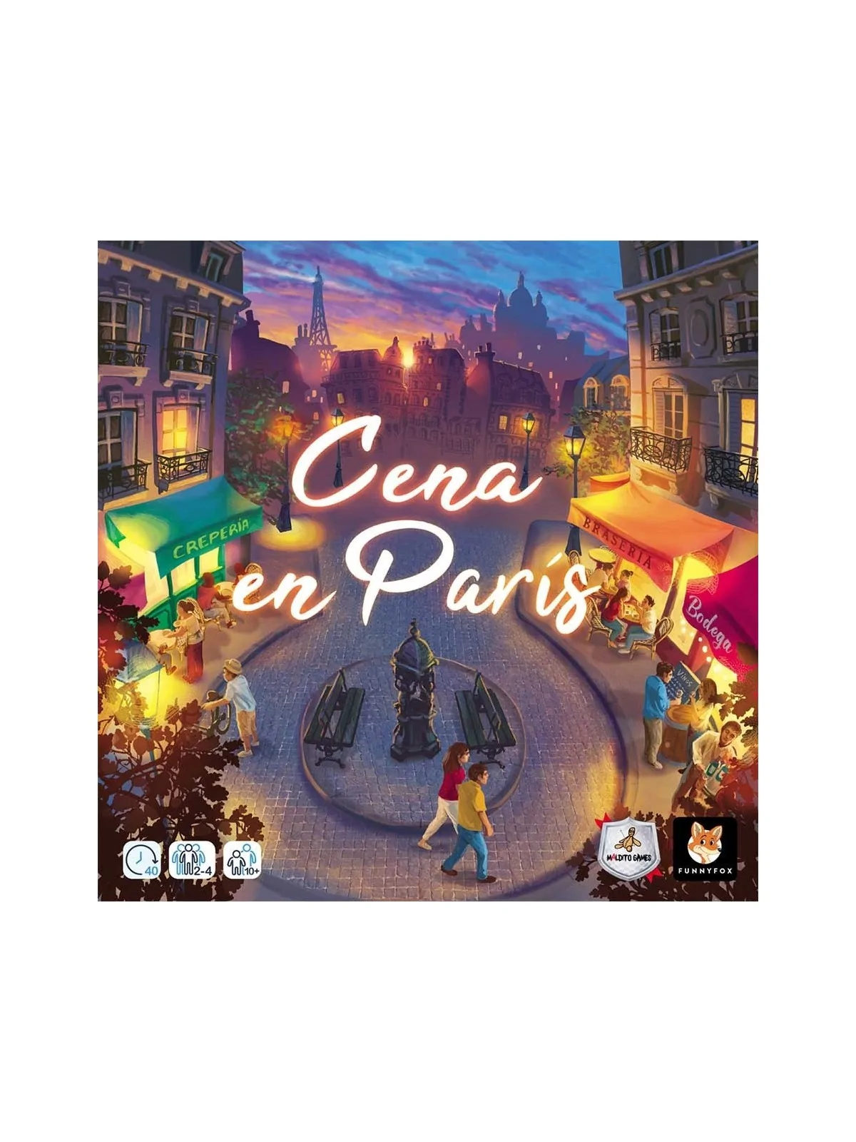 Cena en París de Maldito Games en Juegos de Tablero | La Cueva Roja