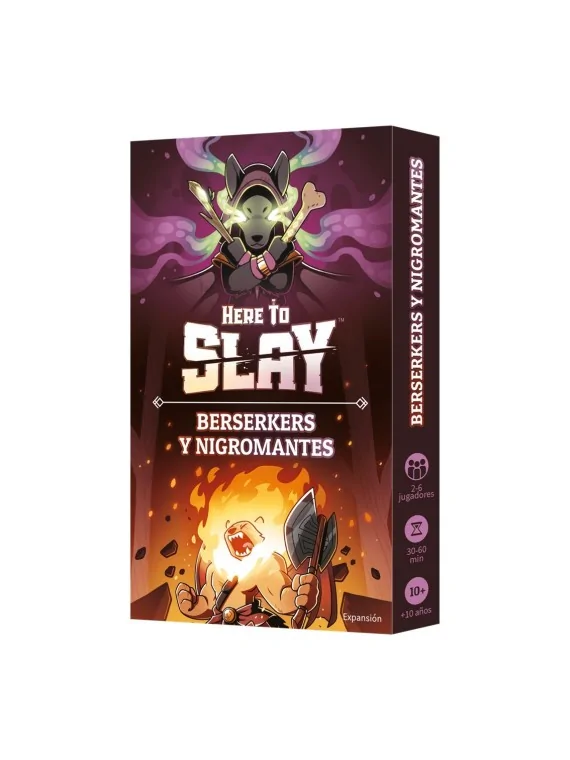 Here To Slay: Berserkers y Nigromantes de Juegos en Juegos de Cartas | La Cueva Roja