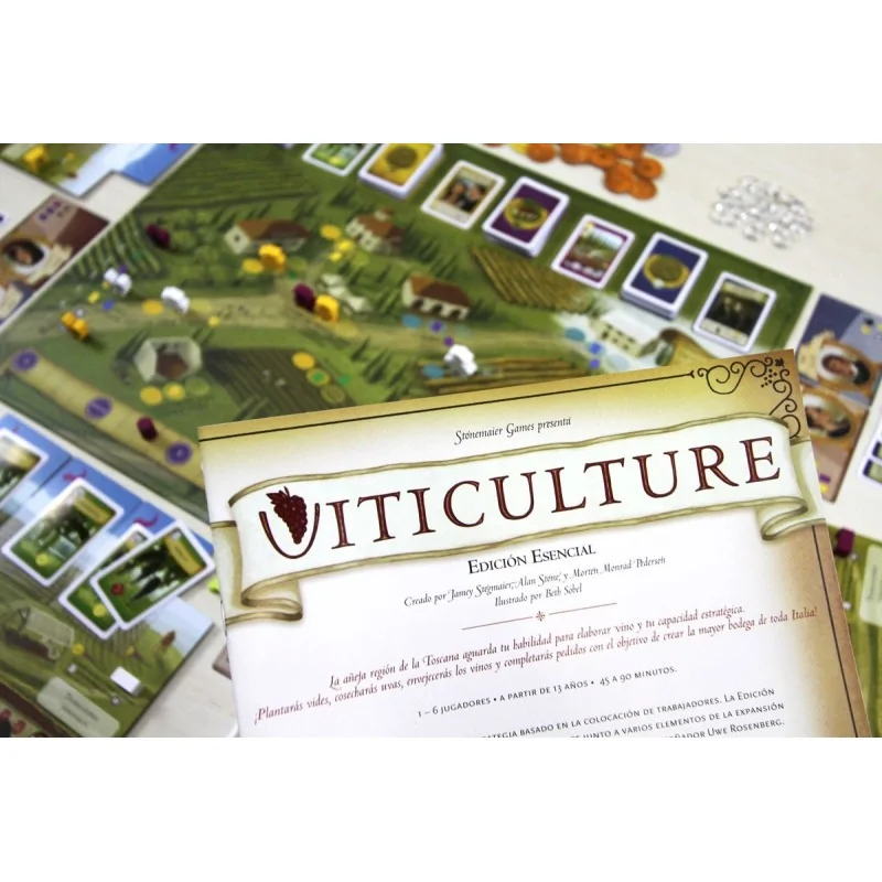 Viticulture: Edición Esencial de Maldito Games en Juegos de Tablero | La Cueva Roja
