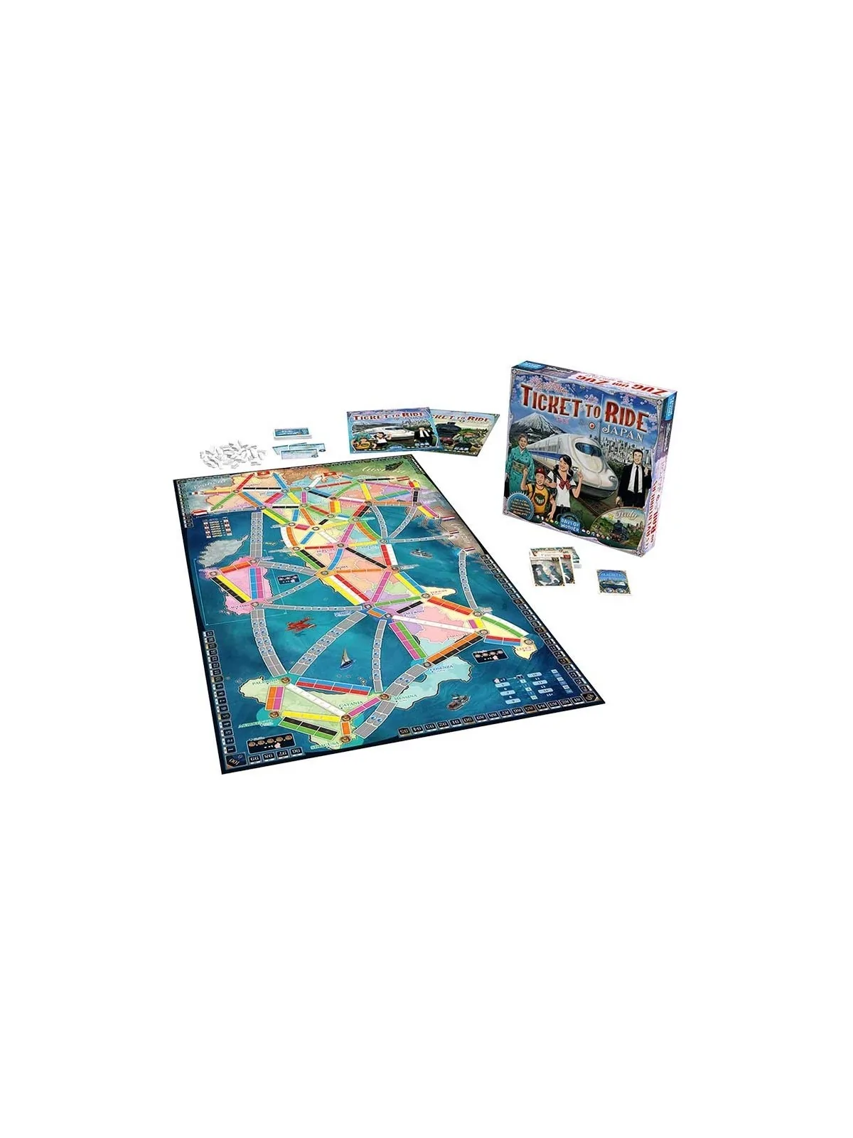 ¡Aventureros al Tren! Italia & Japón de Asmodee en Juegos de Tablero | La Cueva Roja