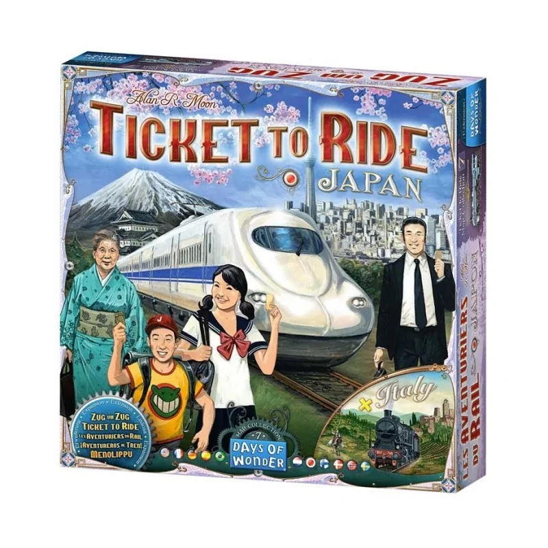 ¡Aventureros al Tren! Italia & Japón de Asmodee en Juegos de Tablero | La Cueva Roja
