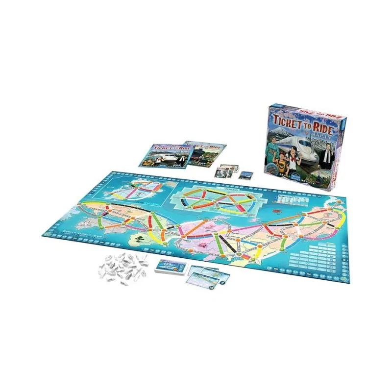 ¡Aventureros al Tren! Italia & Japón de Asmodee en Juegos de Tablero | La Cueva Roja