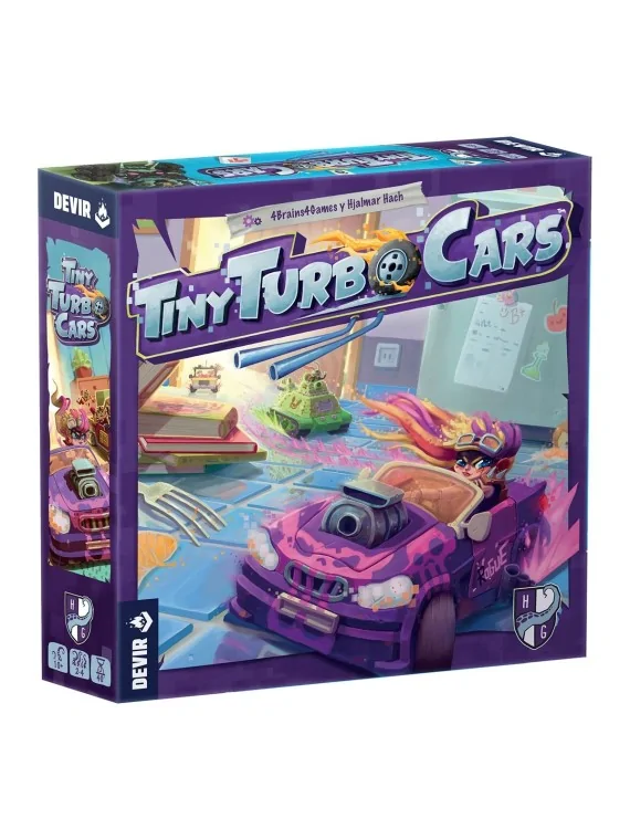 Tiny Turbo Cars de Devir en Juegos de Tablero | La Cueva Roja