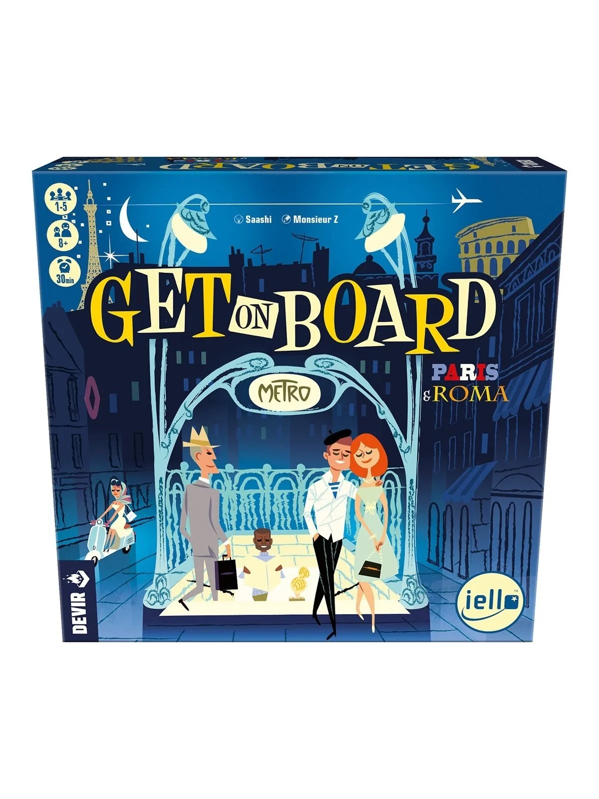 Get on Board: Paris & Roma de Devir en Juegos de Tablero | La Cueva Roja
