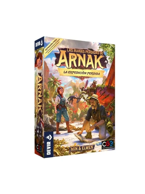 Las Ruinas Perdidas de Arnak: La Expedicion Perdida de Devir en Juegos de Tablero | La Cueva Roja