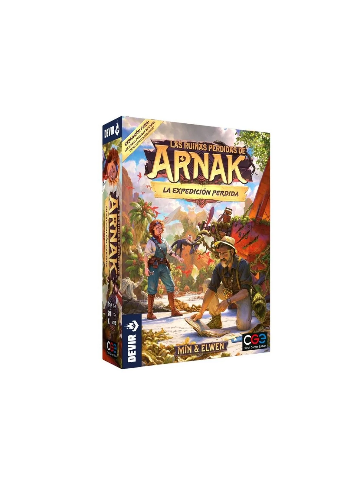 Las Ruinas Perdidas de Arnak: La Expedicion Perdida de Devir en Juegos de Tablero | La Cueva Roja