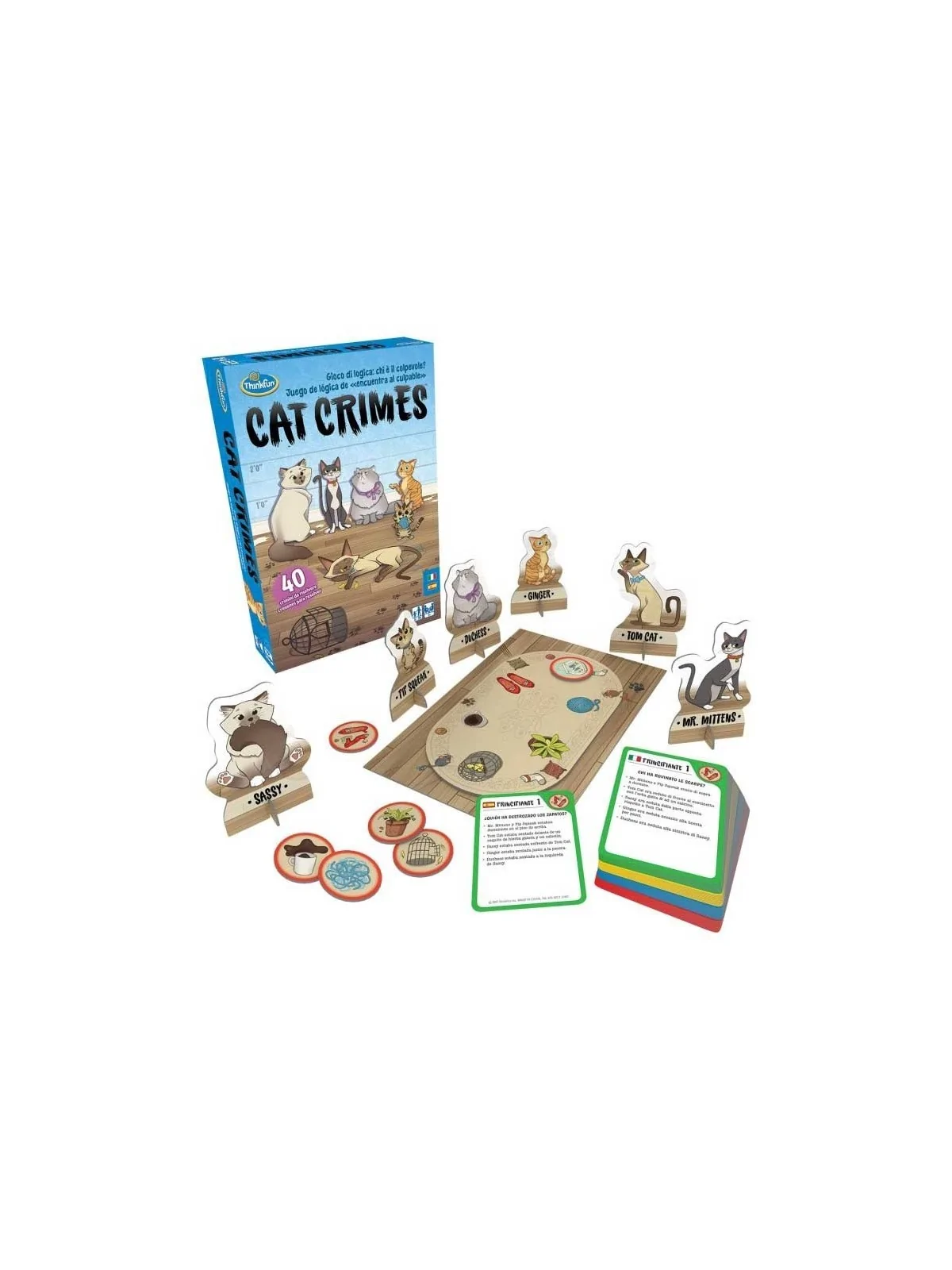 Cat Crimes de Think Fun en Juegos de Tablero | La Cueva Roja