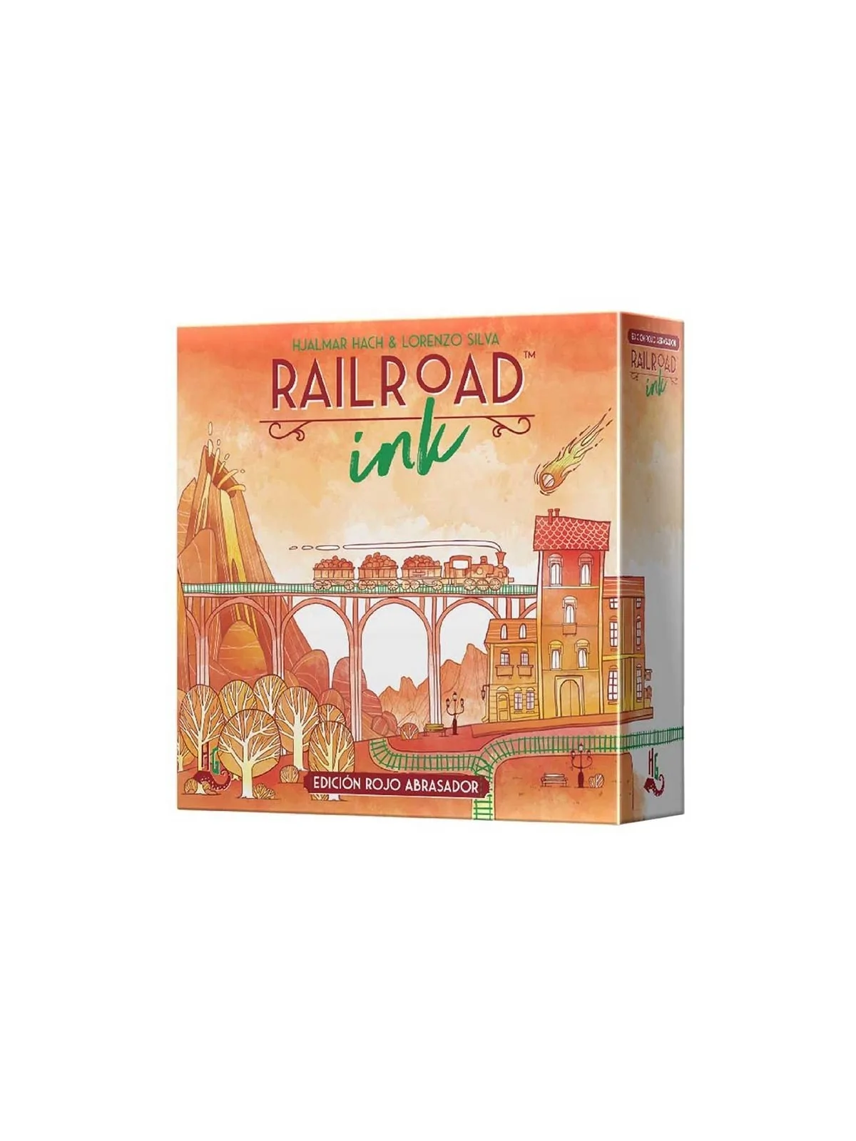 Railroad Ink: Edición Rojo Abrasador de Horrible Games en Juegos de Tablero | La Cueva Roja