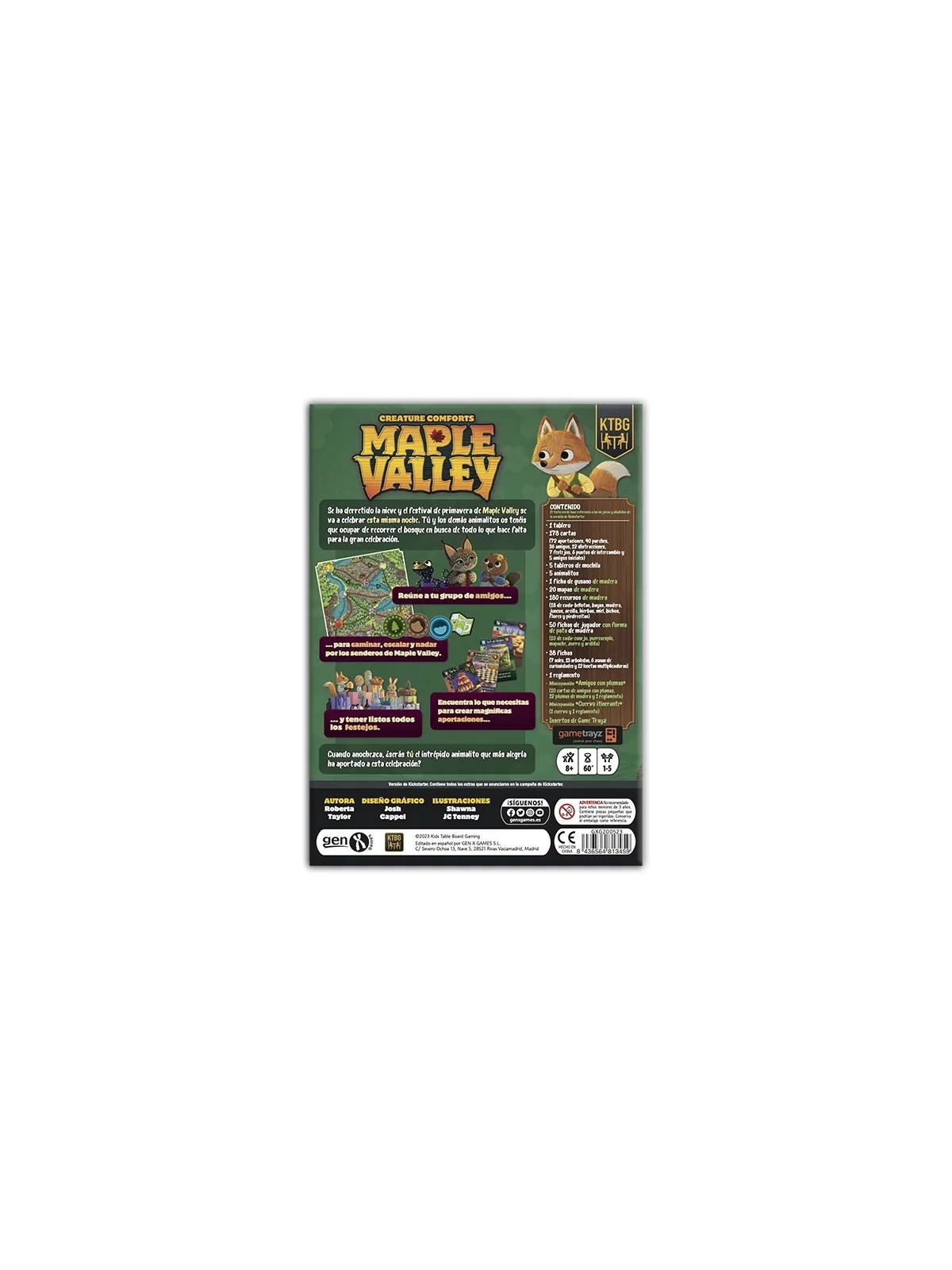 Maple Valley Edición Kickstarter de Gen X Games en Juegos de Tablero | La Cueva Roja