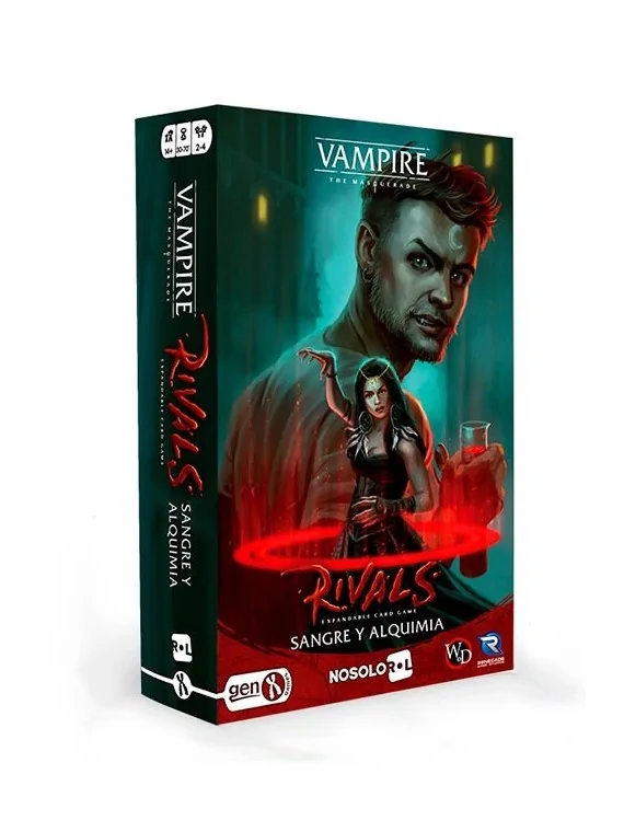 Vampire The Masquerade Rivals Sangre y Alquimia de Gen X Games en Juegos de Tablero | La Cueva Roja