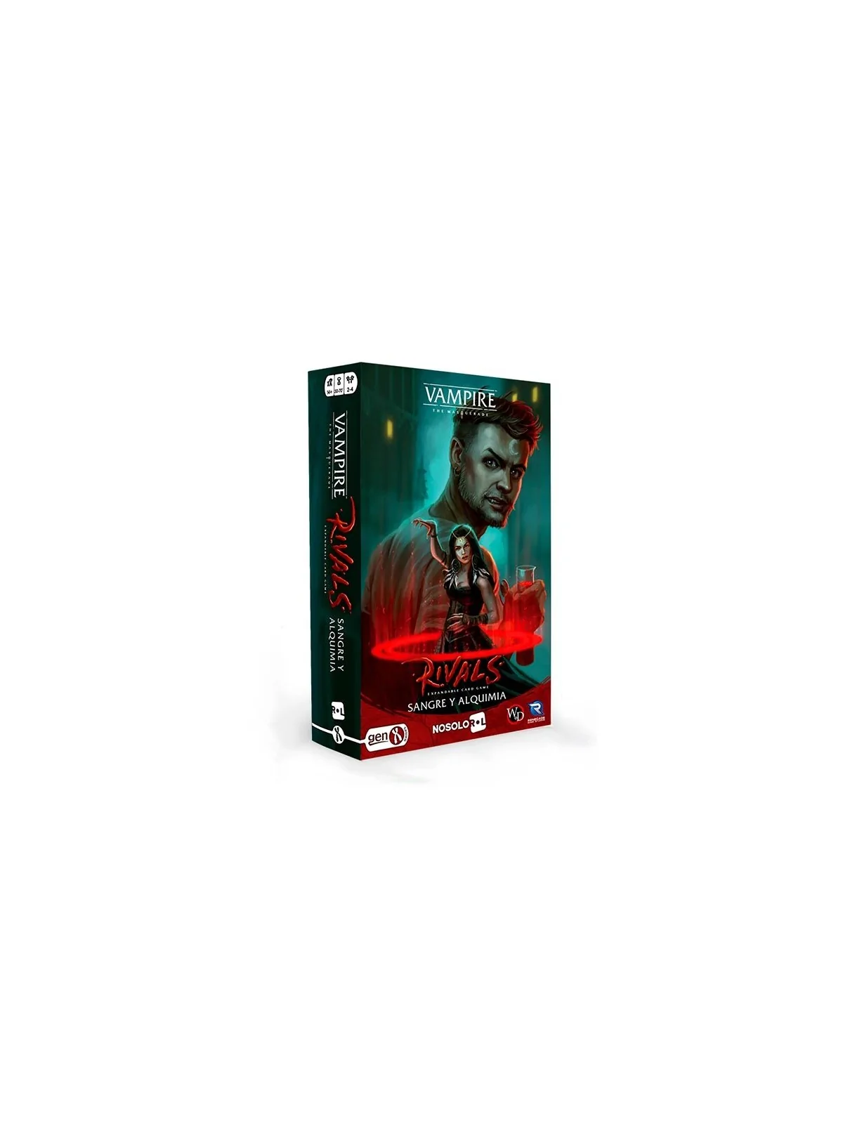 Vampire The Masquerade Rivals Sangre y Alquimia de Gen X Games en Juegos de Tablero | La Cueva Roja