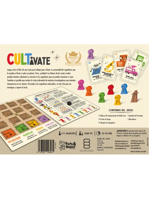 CULTivate de Bumble3ee en Juegos de Tablero | La Cueva Roja