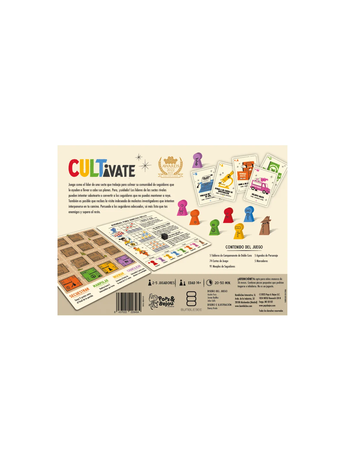 CULTivate de Bumble3ee en Juegos de Tablero | La Cueva Roja