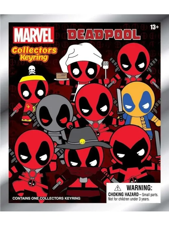Deadpool Llaveros 3D Mystery de Monogram en Colgantes - Llaveros | La Cueva Roja