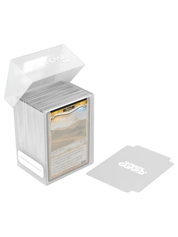 Ultimate Guard Deck Case Tamaño Estandar 80+ Transparente de Ultimate Guard en Accesorios | La Cueva Roja
