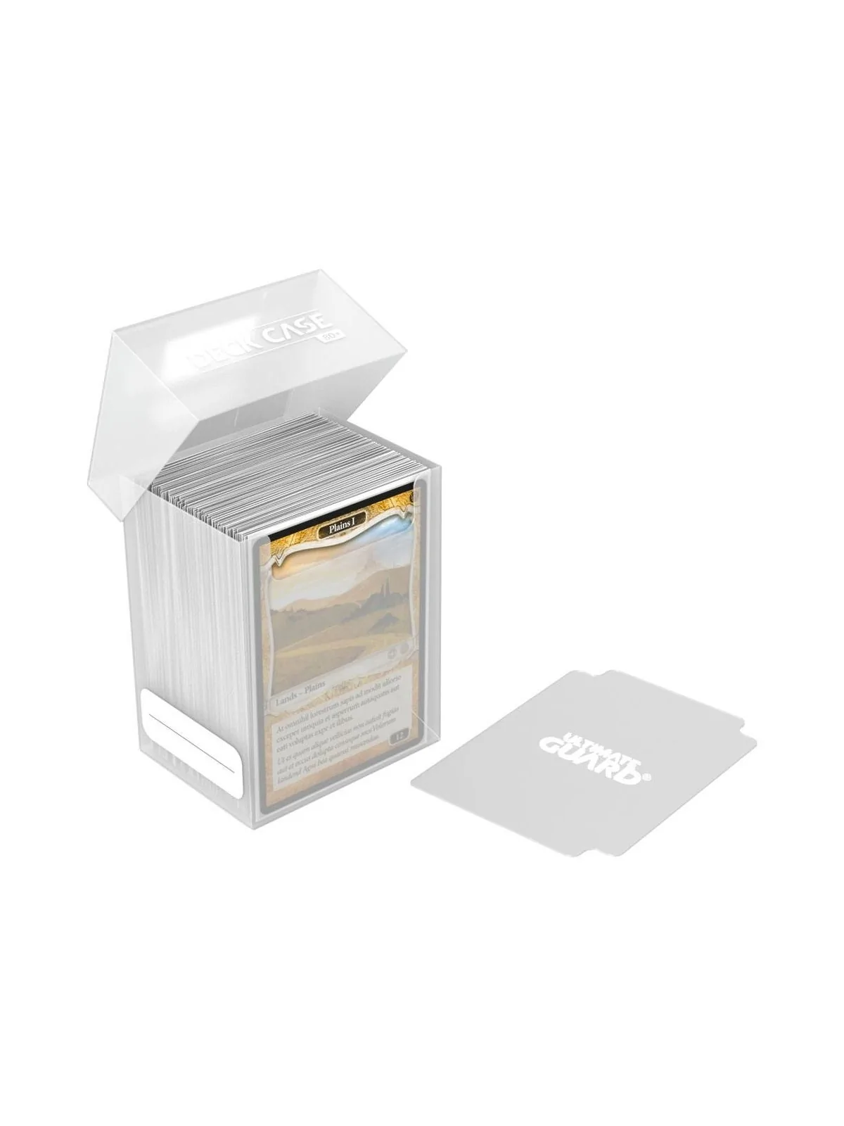 Ultimate Guard Deck Case Tamaño Estandar 80+ Transparente de Ultimate Guard en Accesorios | La Cueva Roja