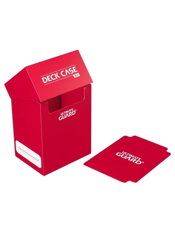 Ultimate Guard Deck Case Tamaño Estandar 80+ Rojo de Ultimate Guard en Accesorios | La Cueva Roja
