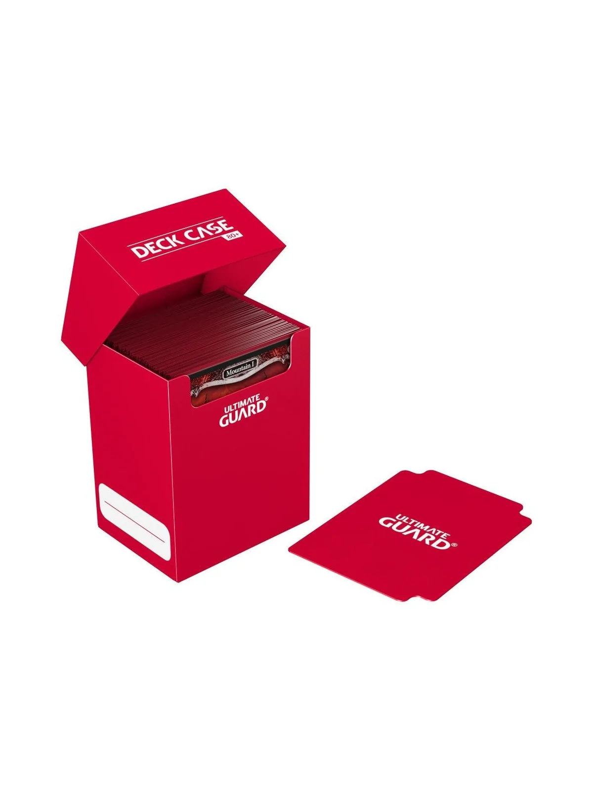 Ultimate Guard Deck Case Tamaño Estandar 80+ Rojo de Ultimate Guard en Accesorios | La Cueva Roja