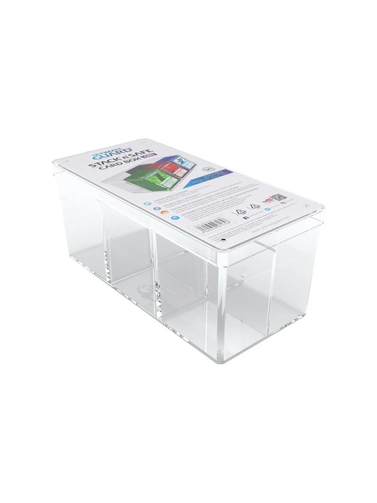 Ultimate Guard Stack´n´Safe Card Box 480 Caja de Cartas de Ultimate Guard en Accesorios | La Cueva Roja
