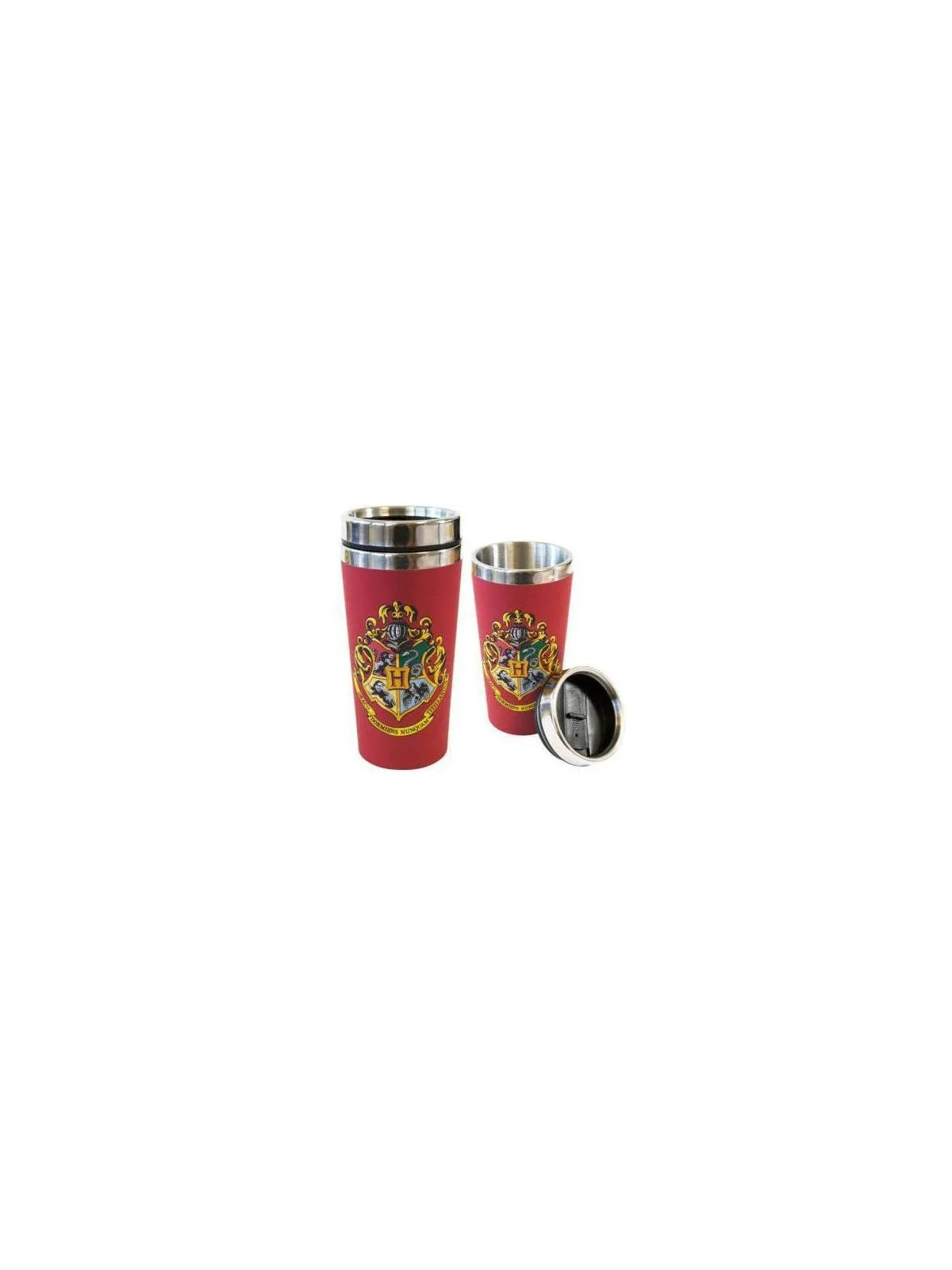 Taza de Viaje Harry Potter con Escudo Hogwarts de Stor en Merchandising | La Cueva Roja