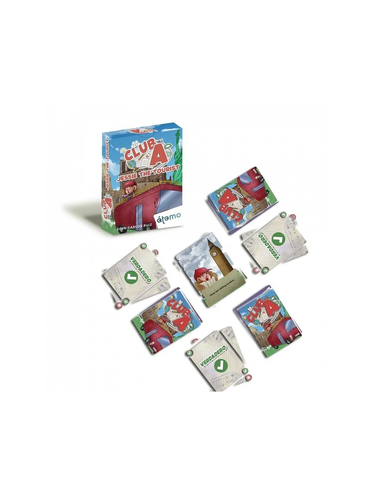 Club A: Jessie The Tourist de Atomo Games en Juegos de Cartas | La Cueva Roja