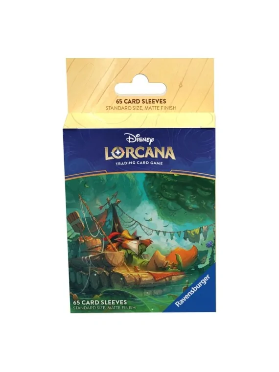 Disney Lorcana TCG Fundas de Cartas Robin Hood (Inglés) de Ravensburger en Disney Lorcana | La Cueva Roja