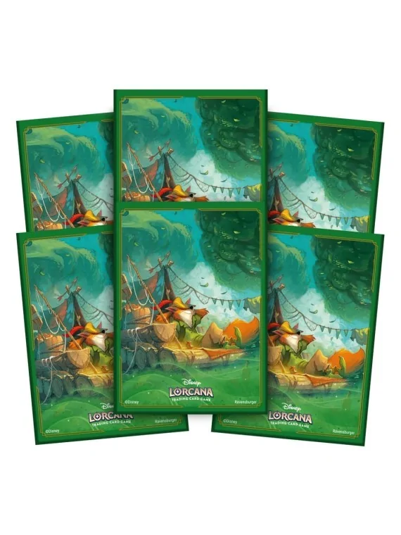 Disney Lorcana TCG Fundas de Cartas Robin Hood (Inglés) de Ravensburger en Disney Lorcana | La Cueva Roja