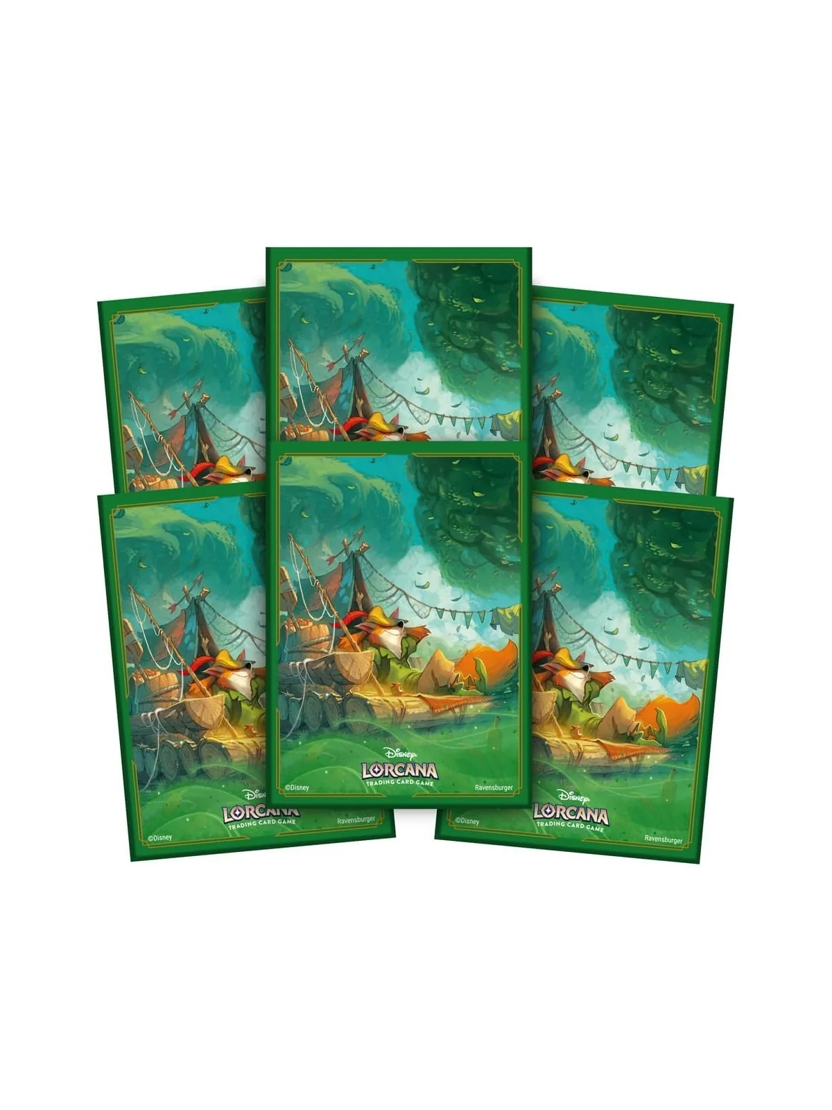 Disney Lorcana TCG Fundas de Cartas Robin Hood (Inglés) de Ravensburger en Disney Lorcana | La Cueva Roja