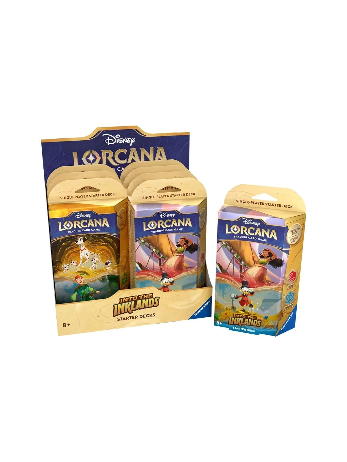 Disney Lorcana TCG Into the Inklands Mazos de Inicio Pack (Inglés) de Ravensburger en Disney Lorcana | La Cueva Roja
