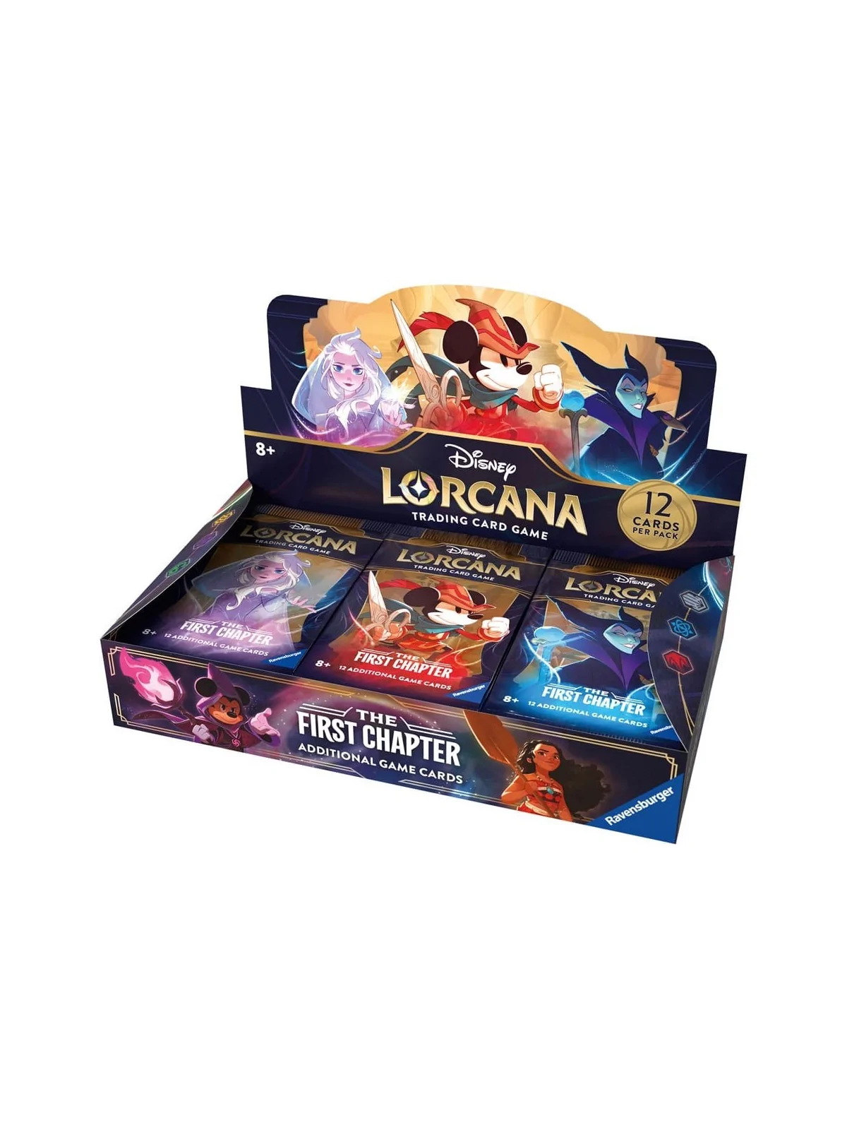 Disney Lorcana TCG The First Chapter Sobres Expositor (Inglés) de Ravensburger en Disney Lorcana | La Cueva Roja