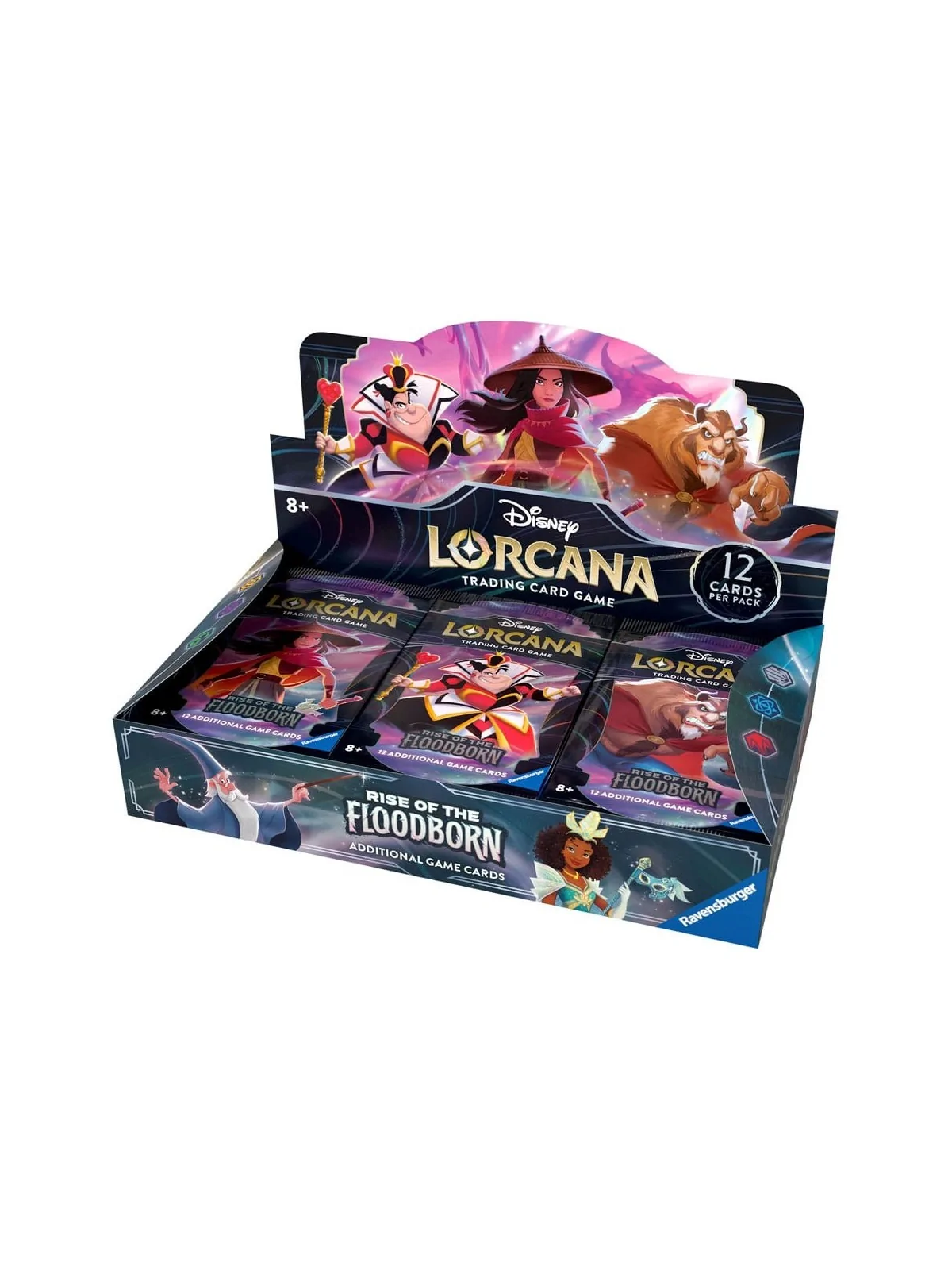 Disney Lorcana TCG Rise of the Floodborn Sobres Expositor (Inglés) de Ravensburger en Disney Lorcana | La Cueva Roja