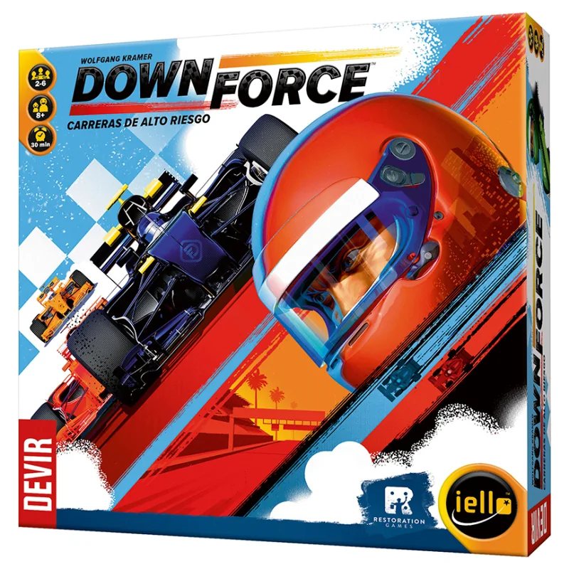 Downforce de Devir en Juegos de Tablero | La Cueva Roja