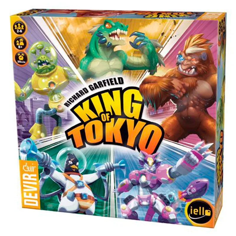 King of Tokyo de Devir en Juegos de Tablero | La Cueva Roja