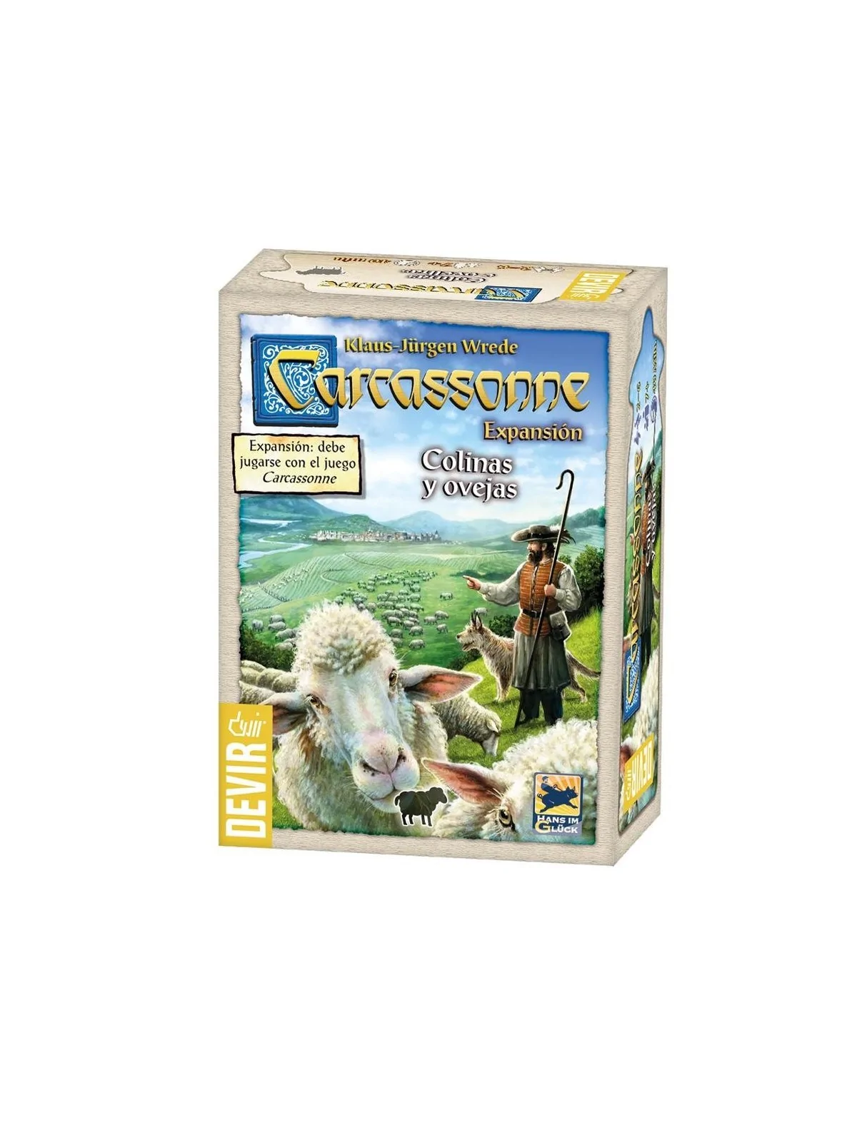 Carcassonne: Colinas y Ovejas de Devir en Juegos de Tablero | La Cueva Roja