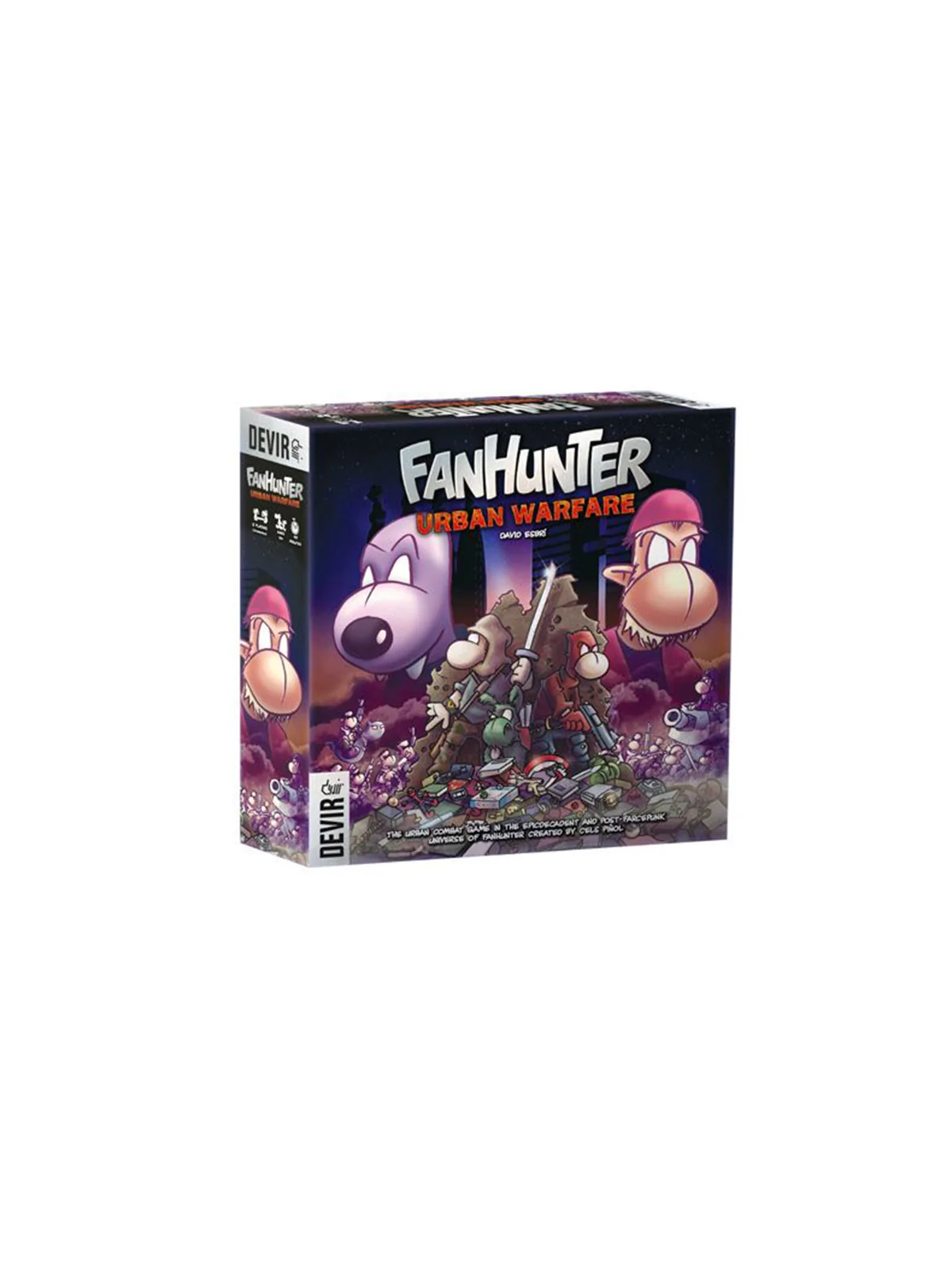Fanhunter - Urban Warfare de Devir en Juegos de Tablero | La Cueva Roja