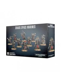Warhammer 40.000: Legionarios Marines Espaciales del Caos (43-06) de Games Workshop en WARHAMMER 40.000 | La Cueva Roja